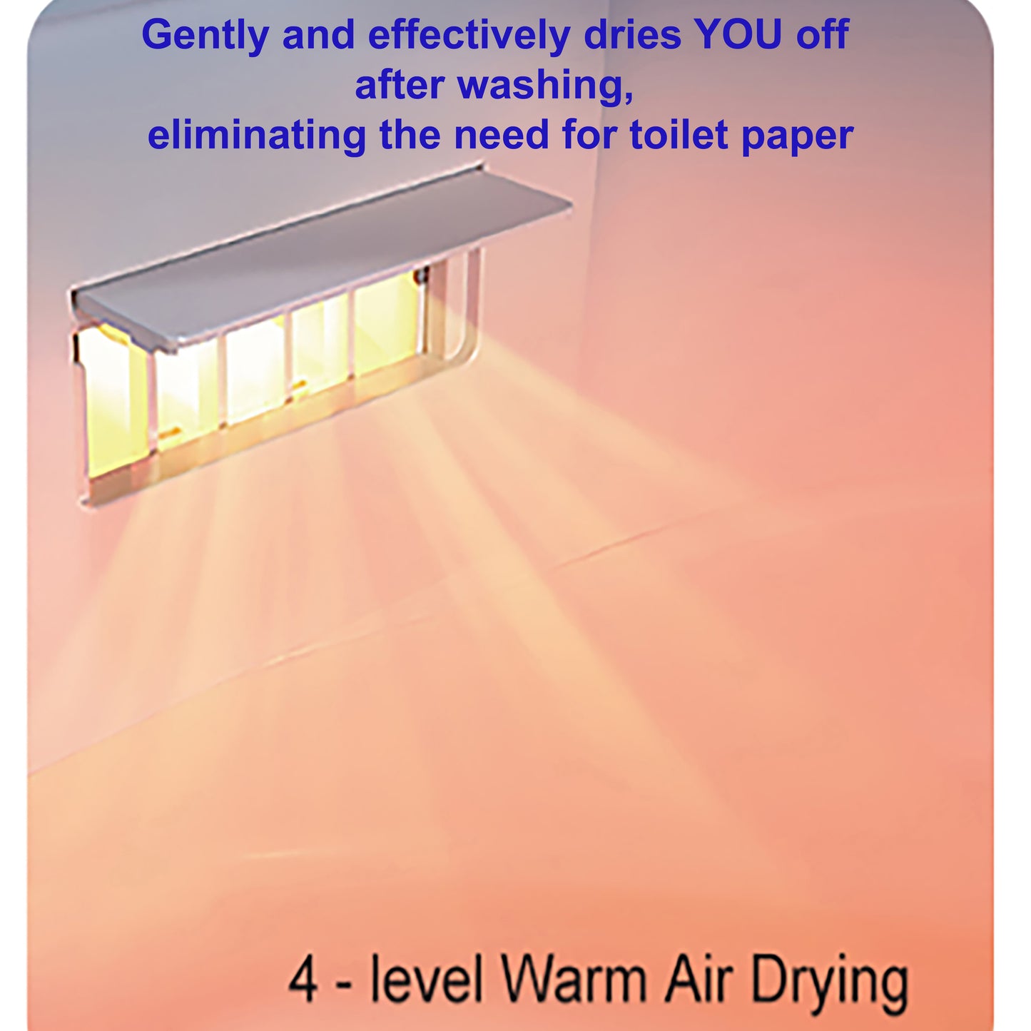 Built-in warm air dryer
